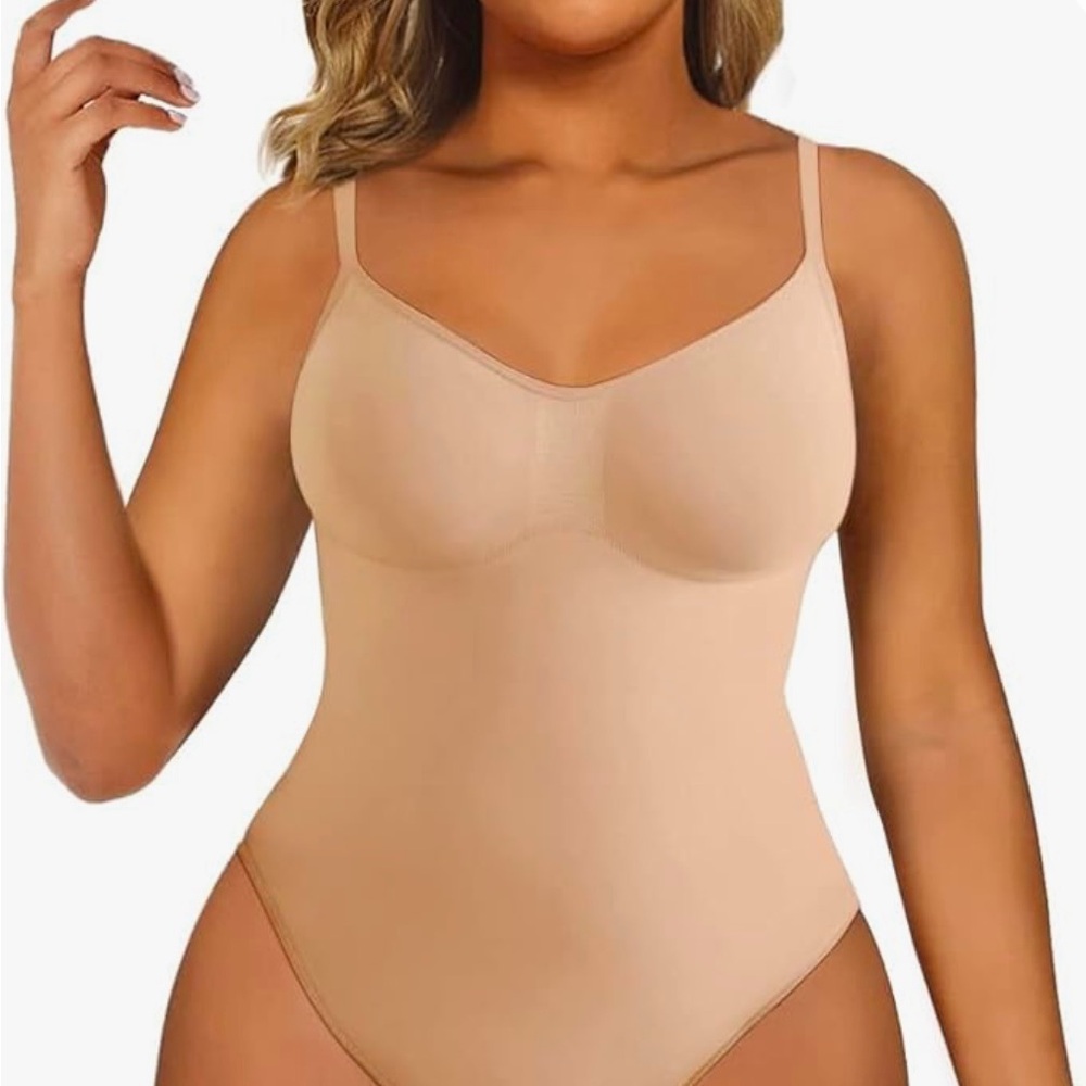 NWT Shaperx Women’s Bodysuit Tummy Control Seamless Sculpting Snatched Waist